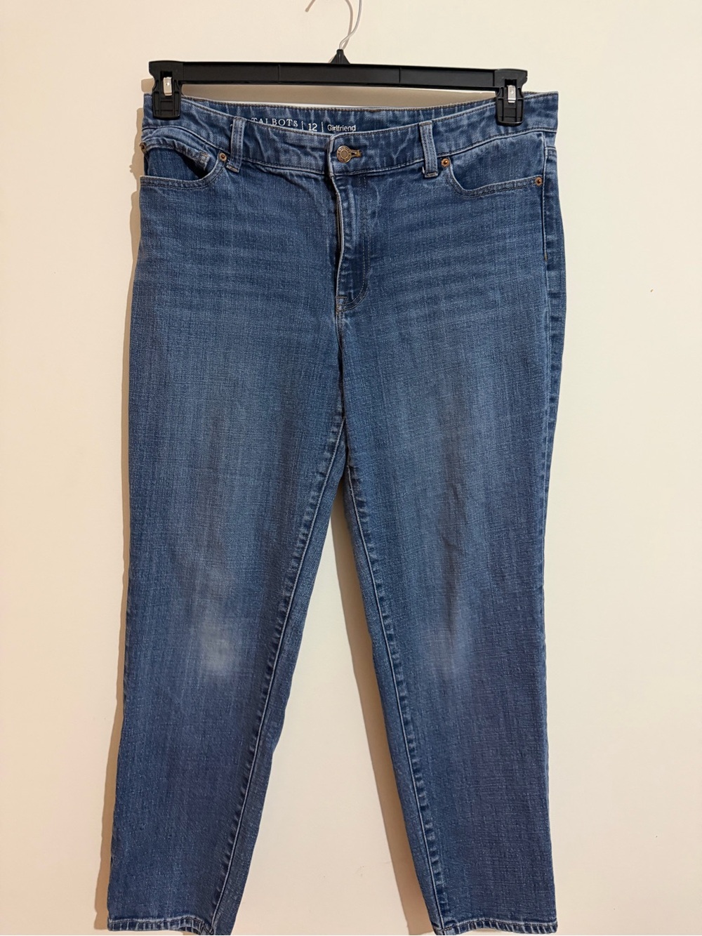 Talbots Blue Ankle Crop Straight-Leg Jeans